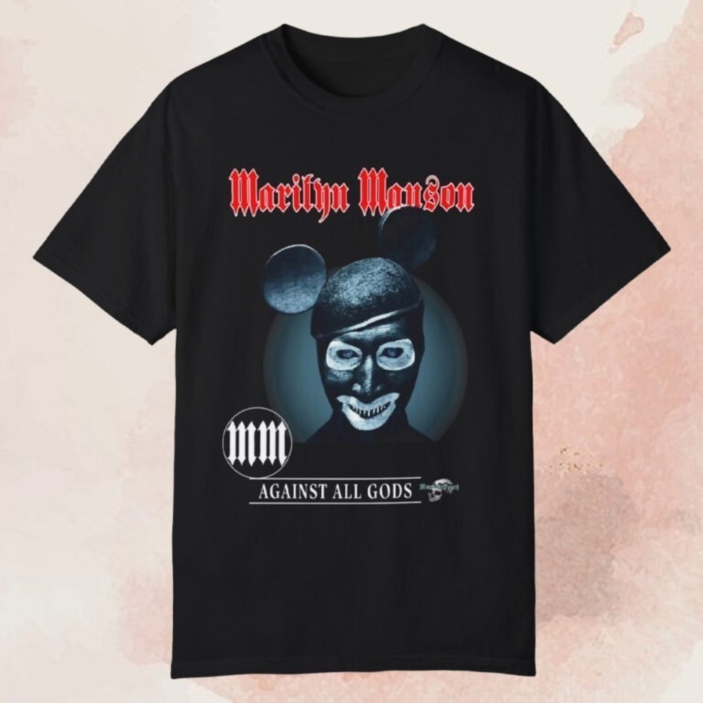 Marilyn Manson Mickey Mouse Against All Gods Tshirt